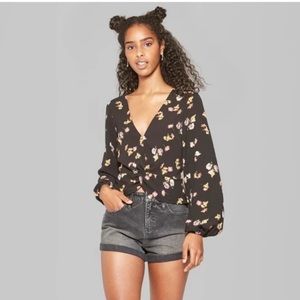 Wild Fable Cropped Long Sleeve